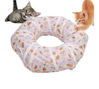 Cat Tunnel Bed | Interactive Foldable Bed | Flexible Cat Play Tube - for Kitten Pet Halloween Christmas Birthday Party