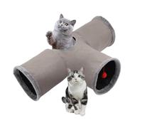 Cat Tunnel Bed,Interactive Foldable Maze Toy | Flexible Cat Tubes and Tunnels | for Kitten Pet Halloween Christmas Birthday Party