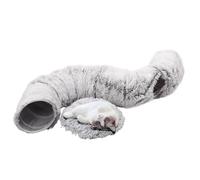 Cat Tunnel Bed - Portable Cat Donut Tunnel | 2 In 1 Portable Plush Cat Tunnels, Washable Cat Hideaway, Round Cat Tunnel, Cat Doughnut For Small Pets And Cats Accessories