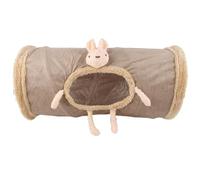 Cat Tunnel Bed Toy - Convenient Kittens Big Tunnels Bed With Peepholes - Soft Fleece Frabic Portable Cat Tunnels For Rabbits, Kittens, Puppy, Dogs, Cats
