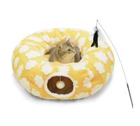 Cat Tunnel Bed (Yellow)