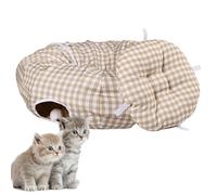 Cat Tunnel, Cat Tunnel Bed | Sleeping Cave Foldable Toy for 2 Entrances | Universal Donut Bed with Living Room, Garage, Pet Bed, Anime Shops