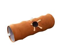 cat tunnel, cat tunnel for indoor cats - cat play toy with play ball and peephole, cat cave, collapsible pet tunnel, hidden toy for cats, rabbits