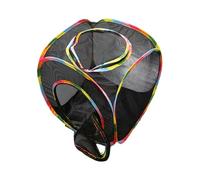 Cat Tunnel Cube - Foldable Mesh 40.5 x 41 x 39 cm, Breathable Play Cube, Pet Bed with Pop Opening, Durable and Easy Installation, Indoor and Outdoor Playpen for Cats