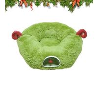 Cat Tunnel - Detachable Christmas Tree Skirt, Cat Cave Bed, Donut Tree Skirt - for Kittens, Puppies, Rabbits, Ferrets, Chinchilla, Indoor Decoration, Home, Winter, Party, Apartment Farm