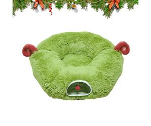 Cat Tunnel - Detachable Christmas Tree Skirt, Cat Cave Bed, Donut Tree Skirt - for Kittens, Puppies, Rabbits, Ferrets, Chinchilla, Indoor Decoration, Home, Winter, Party, Apartment Farm