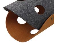 Cat Tunnel Durable Collapsible Universal Tube Toy Suitable for All Seasons Material: Polyester (Dark Grey and Brown)