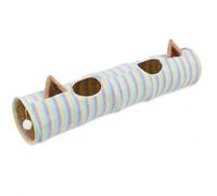 Cat Tunnel, Foldable and Washable, Straight, 25.5cm | Padded Interior, Cat Resting Tunnel, Indoor time, For Cat Caregivers
