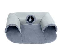 Cat Tunnel for House Cats - Foldable Cat Beds, U-shaped Cat Cave, Washable Cat Beds - Seasonal Cat Couch Foldable for Playing with Plush Ball, Pet Supplies for Pets