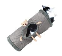 Cat Tunnel for Indoor Cats, Velvet for Cats, Large Tunnel Bed for Kittens with Peepholes, Cat Tunnel Play Tube for Indoor Use for Rabbits, Kittens, Fre