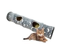 Cat Tunnel | Glowing In The Dark Cat Tube Toy | Long Straight Crinkle Play, Interactive Toys For Indoor And Outdoor Fun, Foldable Durable Pet For Kittens And Cats