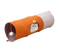 Cat Tunnel - Kitten Tunels For Indoor Cats | Large Caat Tunel Tube with Ball | Scratch-Resistant Mental Enrichment Tent for Training Tool Living Room Exercise Equipment Interactive Cat Tunnel Toys
