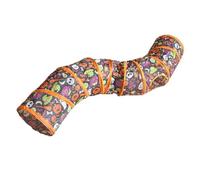Cat Tunnel - Portable Cat Play Tube Tunnel | Halloween Kitten Toy Tent Made of Hiding Place | Reusable Foldable Fun Tube Tent Interactive Pet Hideaways for Puppies Ferret Hamst