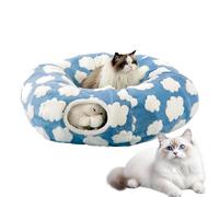 Cat Tunnel - Removable Washable Nest, Cute Cushion, Robust Funny Sleeping Tunnel, Ideal for Kittens, Puppies, Small Dogs, Rabbits. Interior Decoration for Bedroom, Living Room U