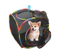 Cat Tunnel Tent Cubes - Foldable Outdoor Mesh Enclosure For Cats Small Animals | Indoor Outdoor Pet Play Tunnel, Exercise And Safe Activity Tent For Rabbits Dogs And Kittens