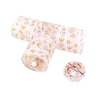 Cat Tunnel Toy, Foldable Pet Tunnel, 3 Way Play Tube, Kitten Exercise Subway, Cat Kittens Rabbits Small Dogs Indoor Outdoor Play Seek Training Enrichment Boredom Relief Portable Design 60x25x25cm