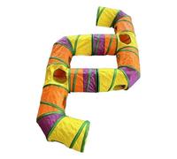 Cat Tunnel Toy Foldable Washable Rainbow Decoration