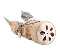 Cat Tunnel Toy - Multi Entry Tube, Crinkle Sound Cave Space, Plush Foldaway Pet Passage, Ball Accessory With Portable Storage | For Indoor Use Kittens Puppies Playtime Safe Holiday Gifting