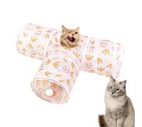 Cat Tunnel Toy, Play Tube For Kittens, Stylish Fashionable Design, Peek Hole, For Cats, Dogs, And Bunny, Safe Materials, Versatile Use And Long Lasting, 29.53x9.84x9.84 Inches