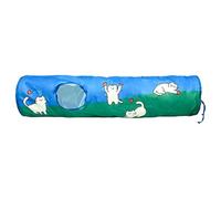 Cat Tunnel Toy Pop Design Foldable Sound Paper Interactive Game | Cat Toys Tunnel for Puppy Bunny Ferret Kitten Rabbit Pet Small Animal Outdoor Exercise