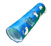 Cat Tunnel Tube Toys, Foldable Pop Cats Cave, Interactive Toy Pet Tube | with Interactive Peephole Crinkle Sounds for Rabbits, Kittens, Ferrets, Puppy Playing & Exploring