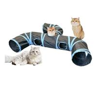 Cat Tunnel, Tubes & Tunnels for Cats | Tunnel Tube Toys Interactive Cat Hide - Pet Tube Peek Hole Foldable Hideaway for Kittens, Puppies