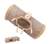 Cat Tunnels For Indoor Cats - Cat Play Tunnel for Indoors | Kittens Big Tunnels Bed With Peepholes | Soft Fleece Frabic Indoor Cat Toy Play Tube for Rabbits, Kittens, Ferrets, Puppy