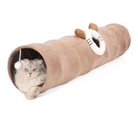 Cat Tunnels for Indoor Cats Peekaboo Cat Cave with Cat Toys, Foldable Cat Tubes and Tunnels for Cats, Rabbit, Puppy