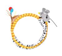 Cat Tunnels | Multifunctional Cat Tunnel Tube,Self- Kitten Toy Tube Pet Supplies, Large Foldable Cat Tube Tunnel with Feather Mouse Toys for Exercise