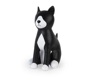 Cat Tuxedo doorstop black/white Züny