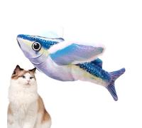 Cat Tweet & Beating Toy - Cute Fish With Sound For Bored Kitten | Rechargeable Flying Fish With Sound For Cat - Exercise Entertainment Reduction