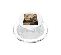Cat UFO Field Report Funny Vintage Strange Sighting PopSockets PopGrip for MagSafe