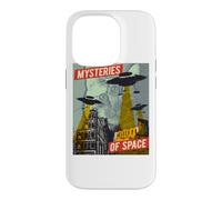 Cat Ufo Flying Saucer Invasion Science Fiction Abduction Fan Case for iPhone 14 Pro