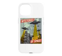 Cat Ufo Flying Saucer Invasion Science Fiction Abduction Fan Case for iPhone 15