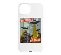 Cat Ufo Flying Saucer Invasion Science Fiction Abduction Fan Case for iPhone 15 Plus