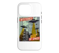 Cat Ufo Flying Saucer Invasion Science Fiction Abduction Fan Case for iPhone 16 Pro