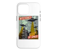 Cat Ufo Flying Saucer Invasion Science Fiction Abduction Fan Case for iPhone 16 Pro Max