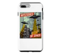 Cat Ufo Flying Saucer Invasion Science Fiction Abduction Fan Case for iPhone 7 Plus/8 Plus