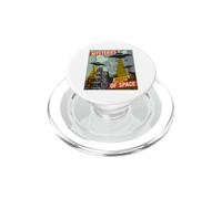 Cat Ufo Flying Saucer Invasion Science Fiction Abduction Fan PopSockets PopGrip for MagSafe