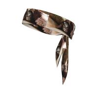 Cat Under Blanket Printing 1 Pieces Headband Hair Band Unisex Dry Head Tie Sport Band For Basketball Running Tennis