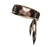Cat Under Blanket Unisex Sports Head Tie - Double-Sided, Moisture-Wicking Workout Headband, Adjustable Knotted Band for Running, Yoga & Gym