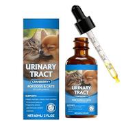 Cat Urinary Health - 60ML Nutritional Drops Apparatus, Flavored Supplement Instrument For Canine Wellness, Feeding Hardware For Small To Large Breed Support, Robust Utility