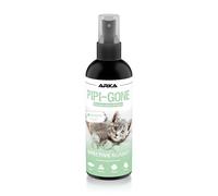 Cat urine remover - PIPI-Weg Spray 100 ml - enzym cleaner for pet stains & odours - removes cat pee, vomit & faeces - safe, natural & deep-acting - for carpets, litter boxes, sofas, textiles - by ARKA