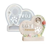 Cat Urn Mold, Hollow Pet Memorial Tombstone Casting Craft, Epoxy Resin Molds | for Home Coat Fireplace Shelf Bookcase Display Cabinet Table Nightstand Dresser Vanity Entryway Window Sill