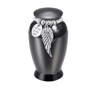 Cat Urn - Stainless Steel Cat Urn, 2.76 Inch Ash Container | Memorial Storage Offering For Dogs Cats Puppies Companion Pets During Funeral Remembrance Home Shelf Display Keepsake