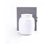Cat Urns Pet Cremation Urn Airtight Moisture-proof Design Small Memorial Token Keepsake Paw Relief Suitable for the Cremated Remains of to Medium-sized Cats (500 Ml)