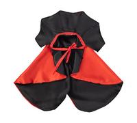 Cat Vampire Cape, 18.9 Inches Red Polyester Costume For Small And Medium Pets, Vampire Cape Ideal For Masquerade Parties And Birthdays, Puppy Halloween Cloak Clothes Size As Shown In The Picture