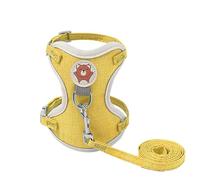 Cat Vest Harness - Cat Harness & Anti Escape Harness | Adjustable Cat Harness Mesh Harness Breathable Reflective Safety Vest for Outdoor Walking Harness