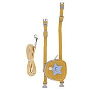 Cat Vest Harness Pentagram Starfish Adjustable Escape Proof Cat Harness with Bag for Small Cats for Outdoor Walks Travel Made of Polyester (L (Suitable for 3.5-7.5kg / 7.7-16.5lb))
