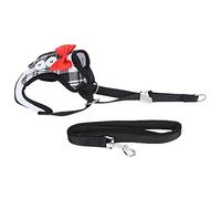 Cat Vest Harness with Adjustable Leash, Cute Bow Design, Escape-Proof for Cats 2.5-10kg, Cloth Material, Suitable for Walking (M 25cm / 9.8in)